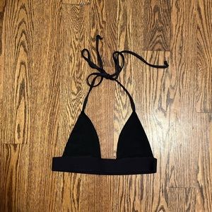 frankies bikinis black winnie top S